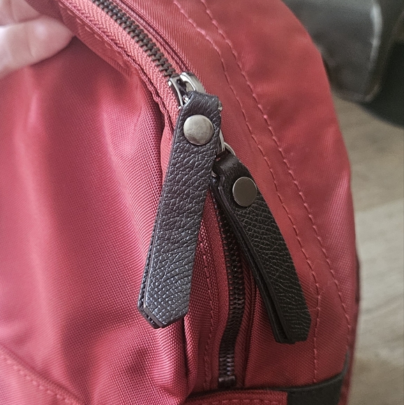 EUC BURBERRY BACKPACK IN RED - Picture 8 of 10